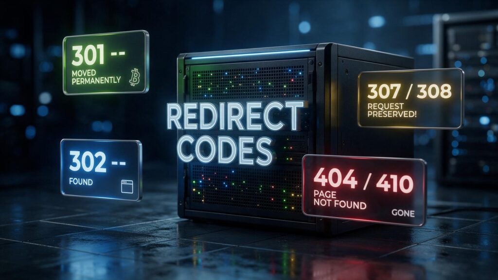 permanent redirect crypto SEO